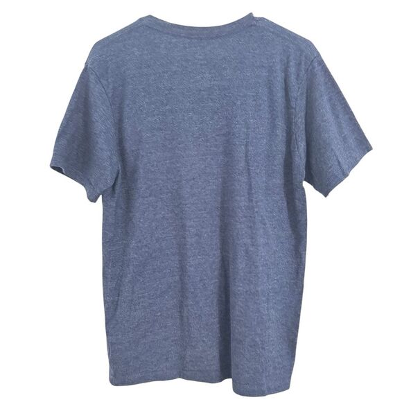 NFL Men's MEDIUM Houston Texans Football Blue Short Sleeve Cotton Blend T-Shirt - Picture 2 of 3